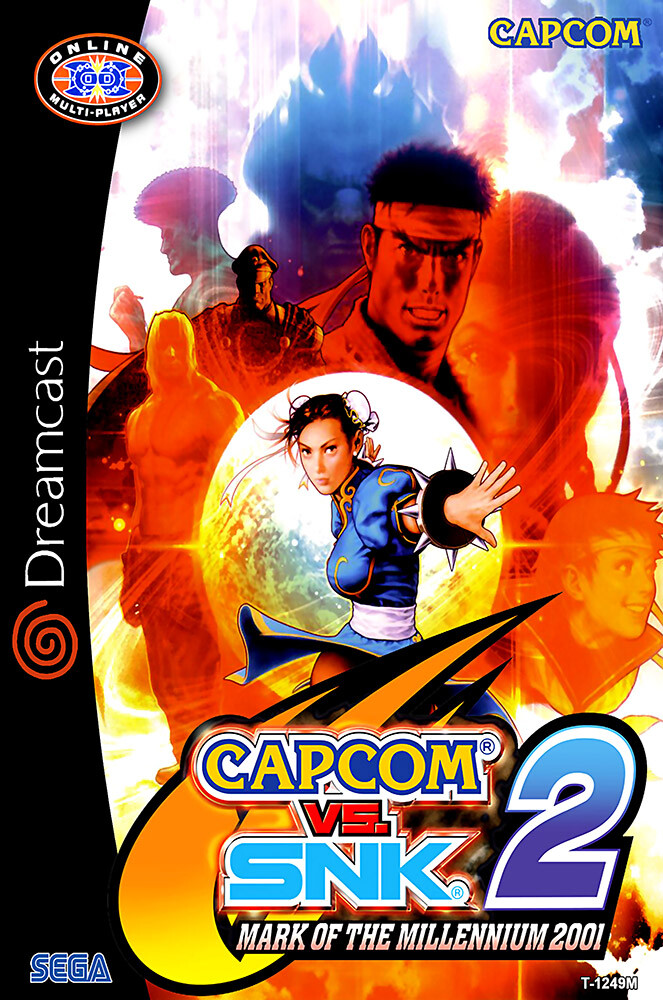 Capcom VS SNK 2 Sega DreamCast BOX ART Premium POSTER MADE IN USA