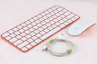 Apple Magic Keyboard 2 W/Touch ID + Magic Mouse Combo in Orange +