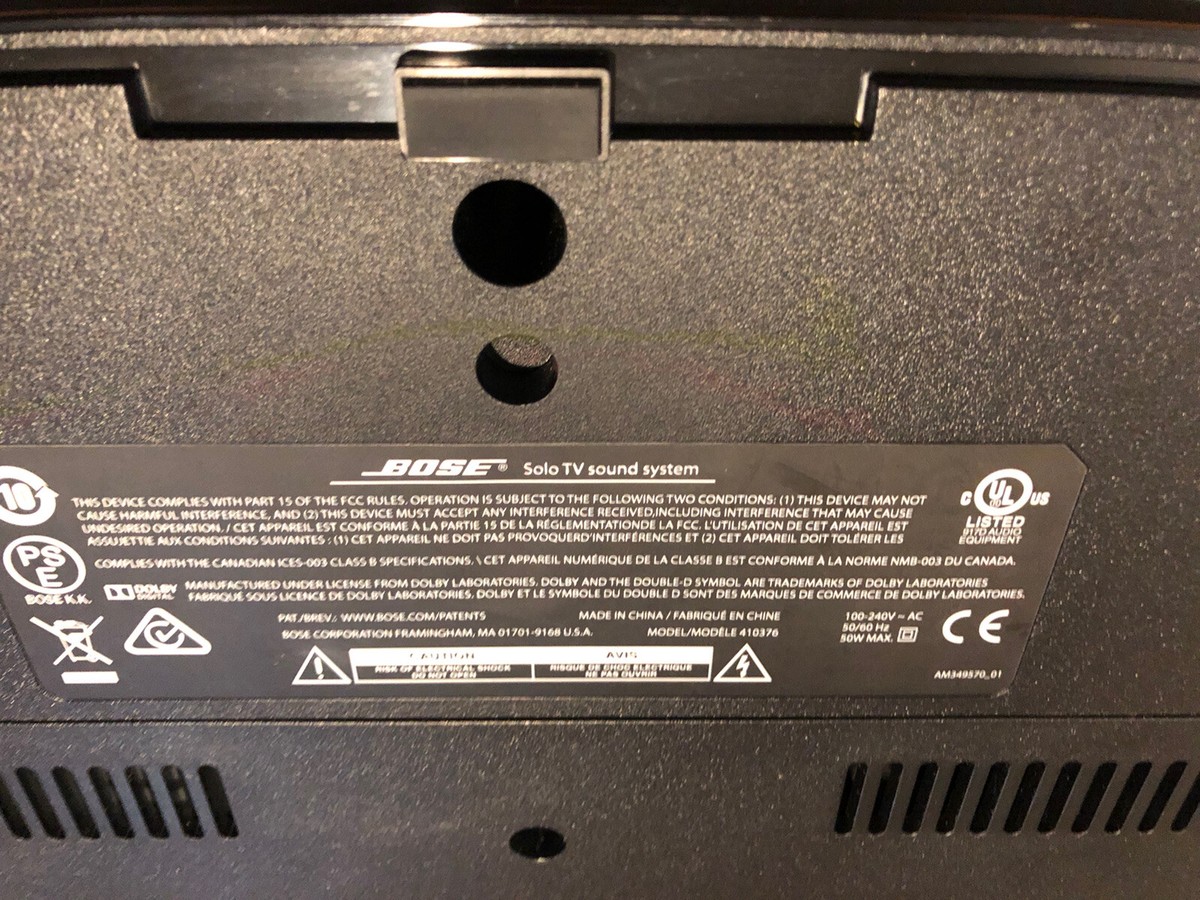 bose solo tv sound system With Remote 100% Working Order bose