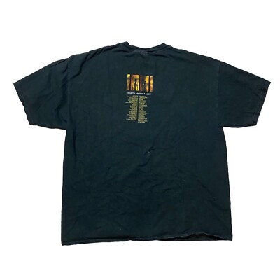 VINTAGE 2003 PEARL JAM RIOT ACT NORTH AMERICA TOUR ROCK T-SHIRT