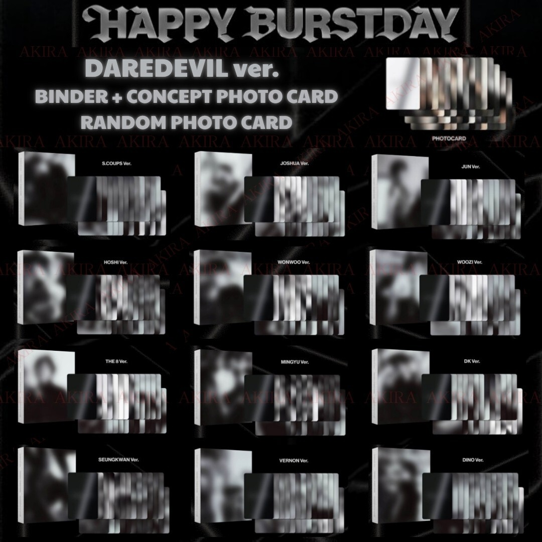 seventeen BURSTDAY tsutaya 特典トレカ 12種コンプ SEVENTEEN TSUTAYA