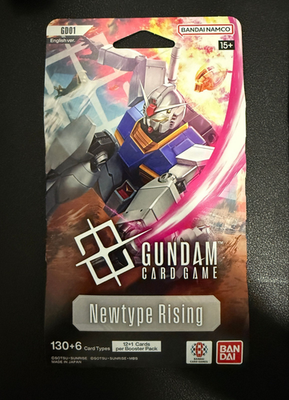 Gundam Card Game - GD01 (Newtype Rising) - Eng. - Sleeved Booster