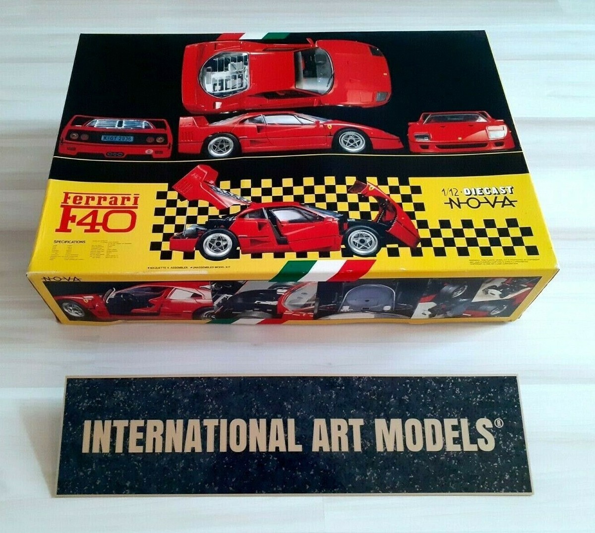 FERRARI F40 in 1:12 scale | Metal body | FUJIMI NOVA | not Doyusha