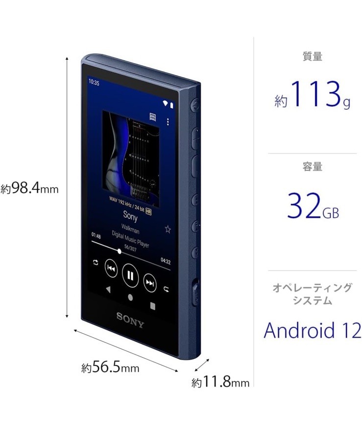 SONY NW-A306 32GB Blue Walkman Japanese Version New Japan | eBay
