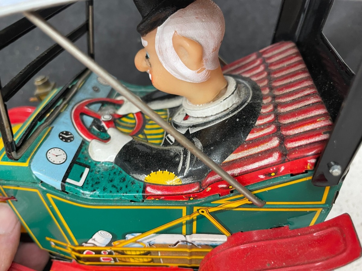 LINE MAR TOYS【JALOPYリモコン欠】tinブリキcar箱付toy Amazon | LINE