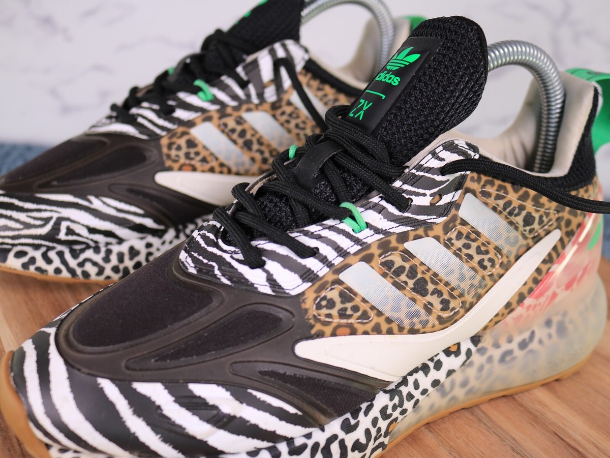 Adidas Originals ZX 2K Boost 2.0 Leopard Animal Print GZ7491 US 4