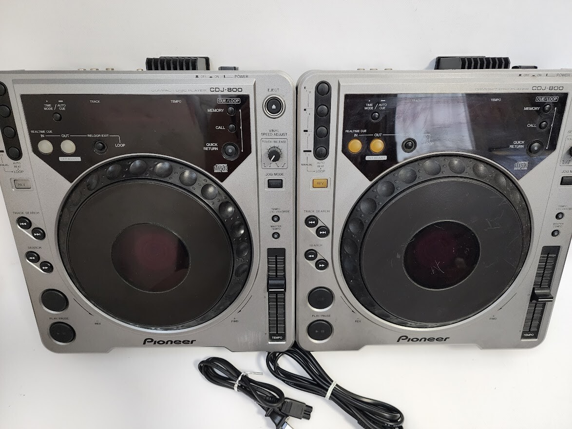 Pioneer パイオニアCDJ-800MK2 2台セット 専用ハードケース付き