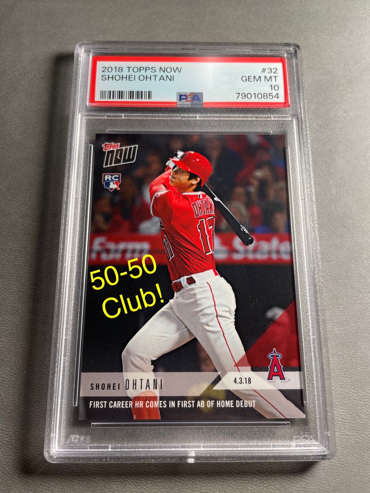 レア 2018 Topps 大谷翔平 トラウト ルーキーカード PSA-9 レア 2018