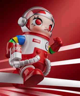 NEW] POP MART MEGA Space Molly 400% TEAM COCA-COLA | eBay