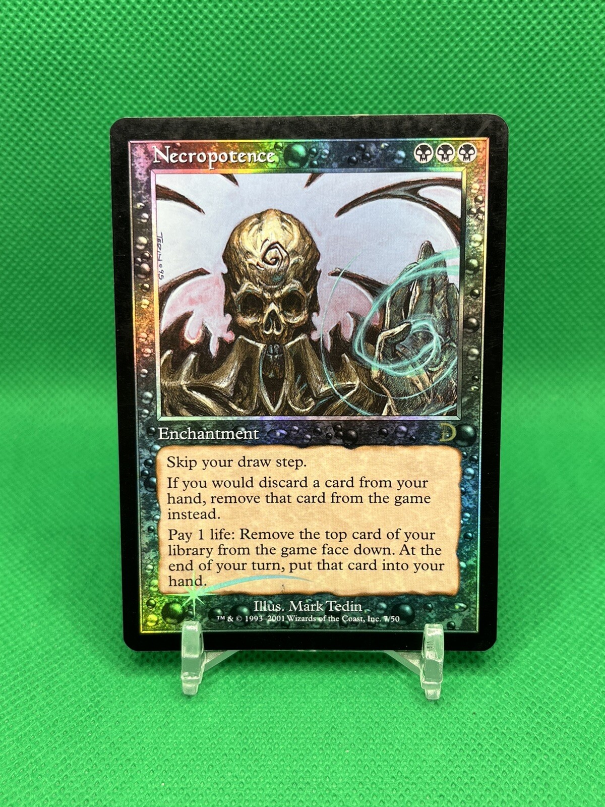 MTG ネクロポーテンス 英語版FOIL サインド DKM MTG ネクロポーテンス