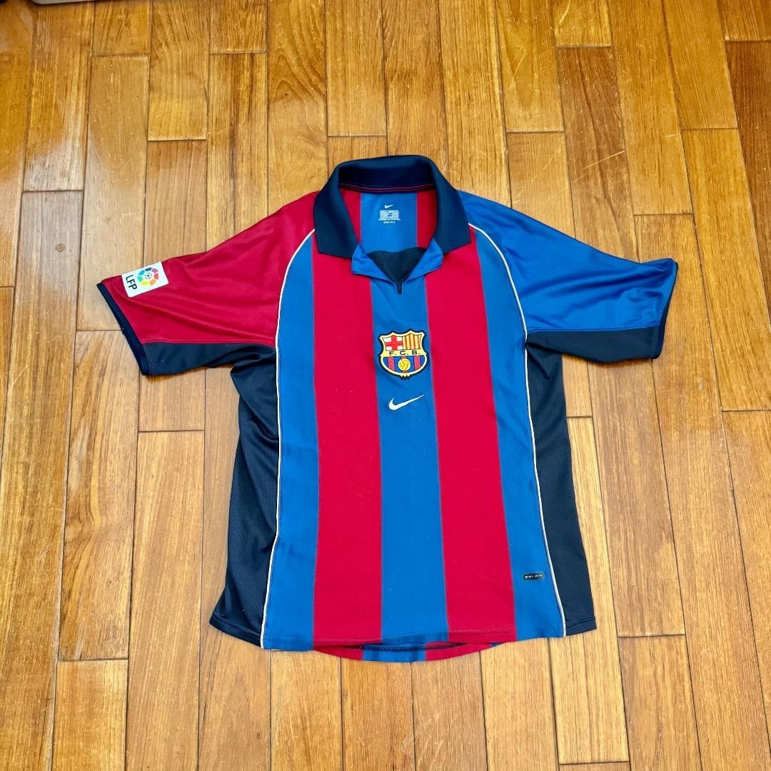 NIKE ナイキ FCバルセロナ 2000-2001 ホーム ユニフォーム CJ X NIKE X