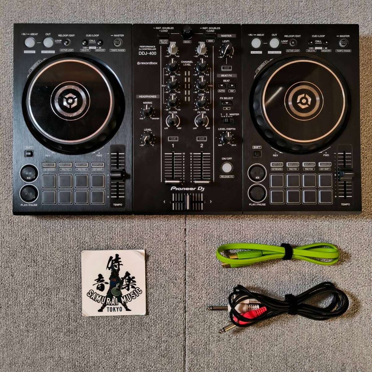 DDJ-400 箱 コード付き