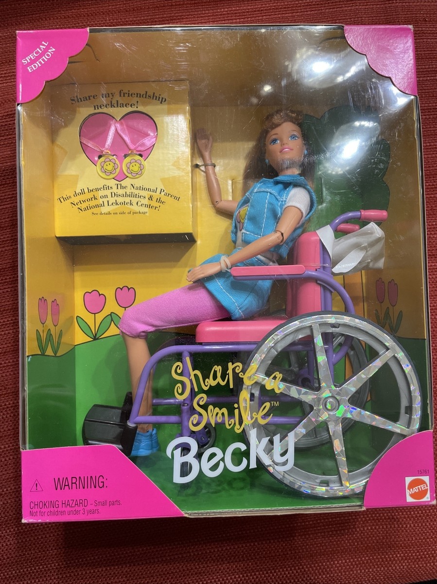 バービー ベッキー 車椅子 1996年製 マテル becky barbie 1996 Mattel