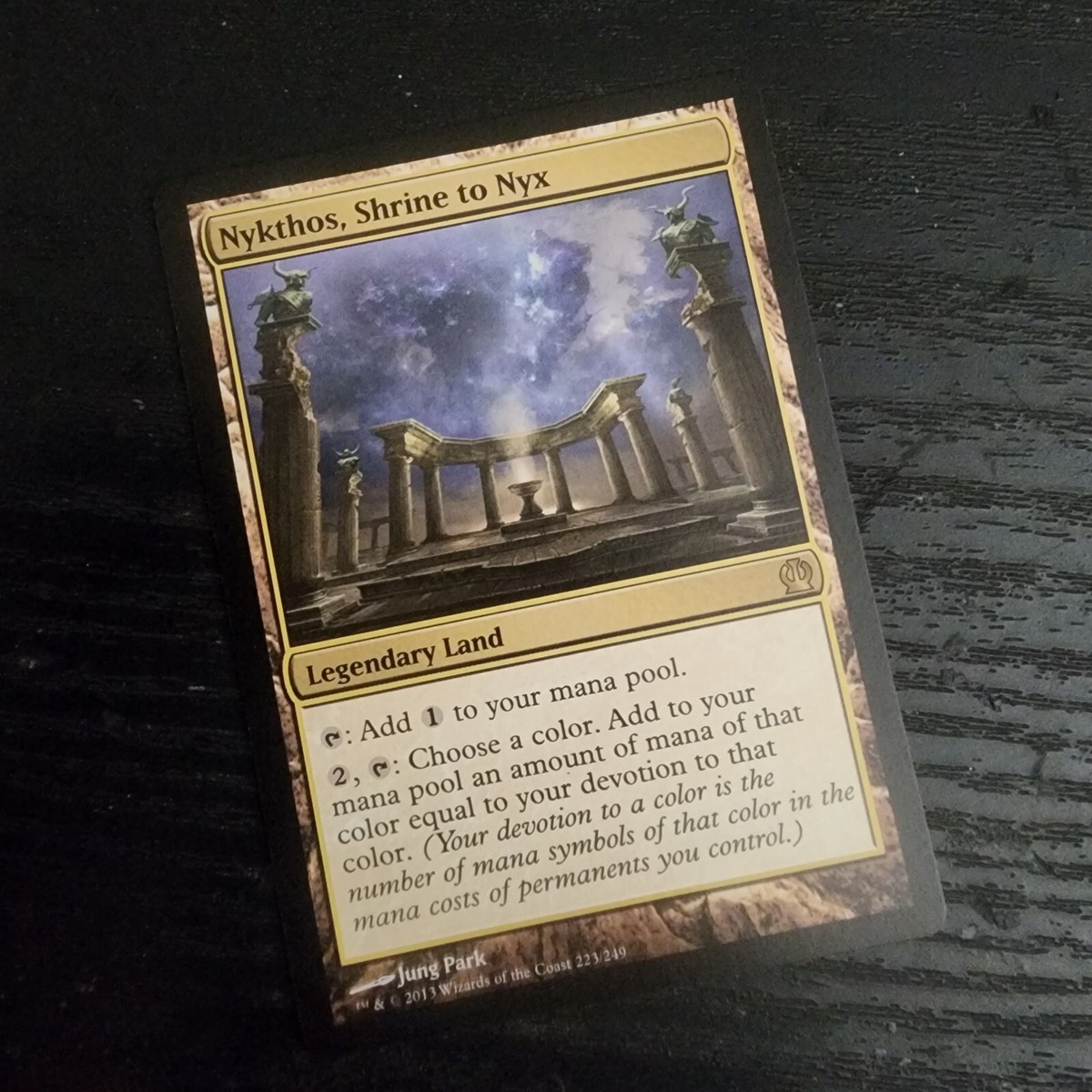 ニクスの祭殿、ニクソス 4枚セット Nykthos, Shrine to Nyx Nykthos