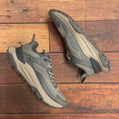 Timberland Men's Motion Access Light Taupe Knit Hiking Sneakers