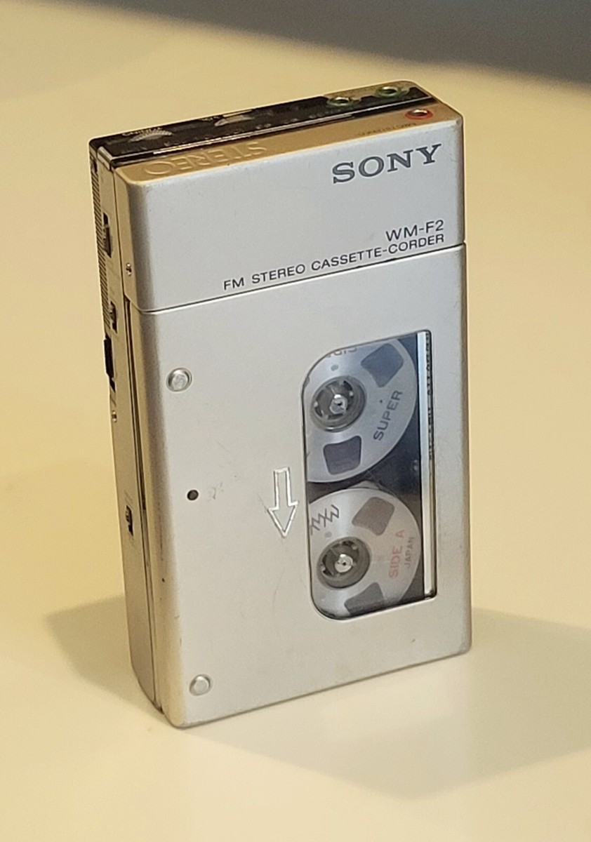 Vintage Sony Recording Walkman WM-F2 Stereo FM Radio Cassette 1984