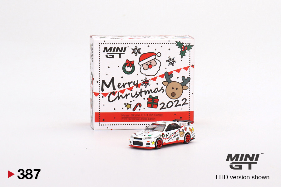 MINI GT Nissan Skyline GT-R Top Secret 2022 Christmas Limited