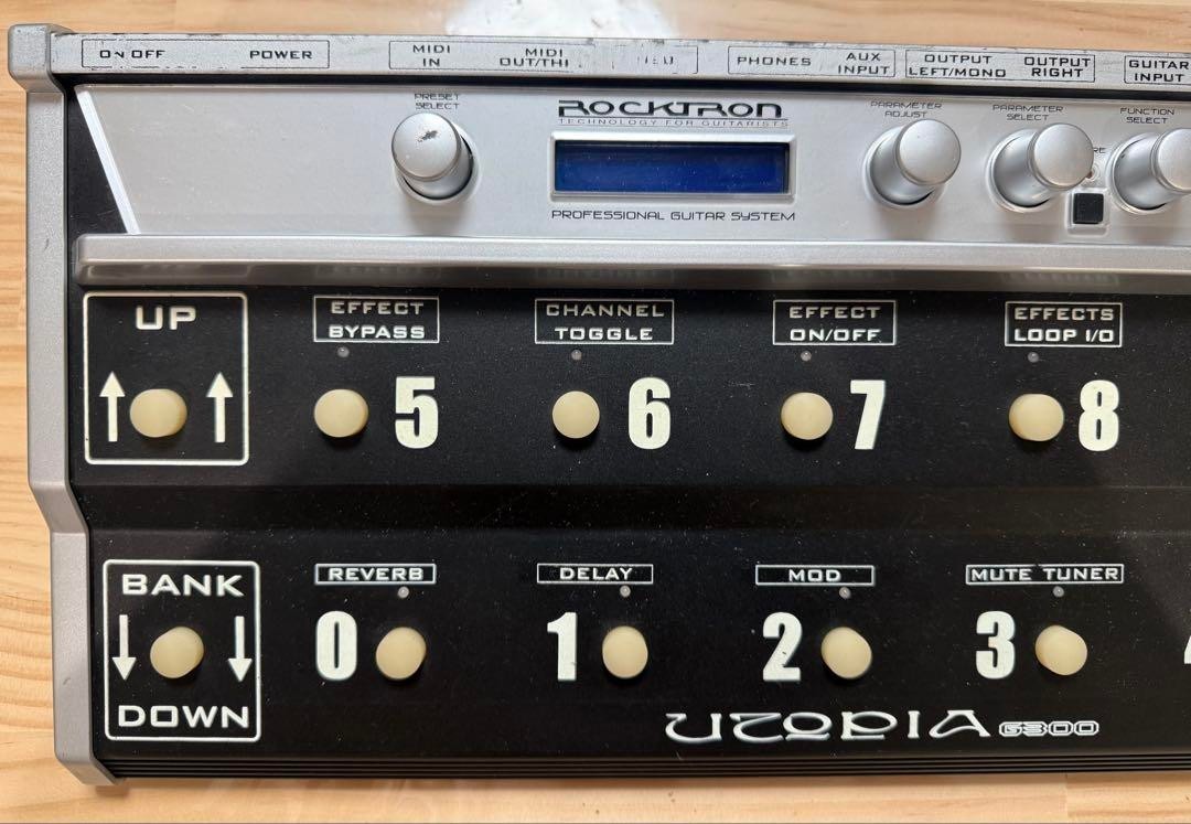 Rocktron Utopia G300 Multi-Effects Pedal Used Tested w/ Power