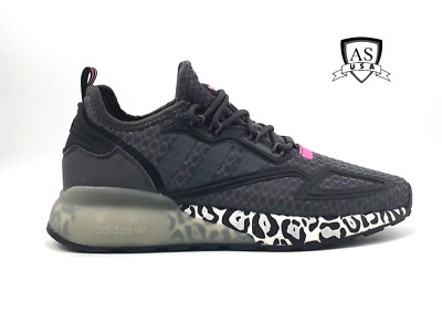 adidas ZX 2K Boost Women's Size 7 Running Shoes FX7053 Leopard
