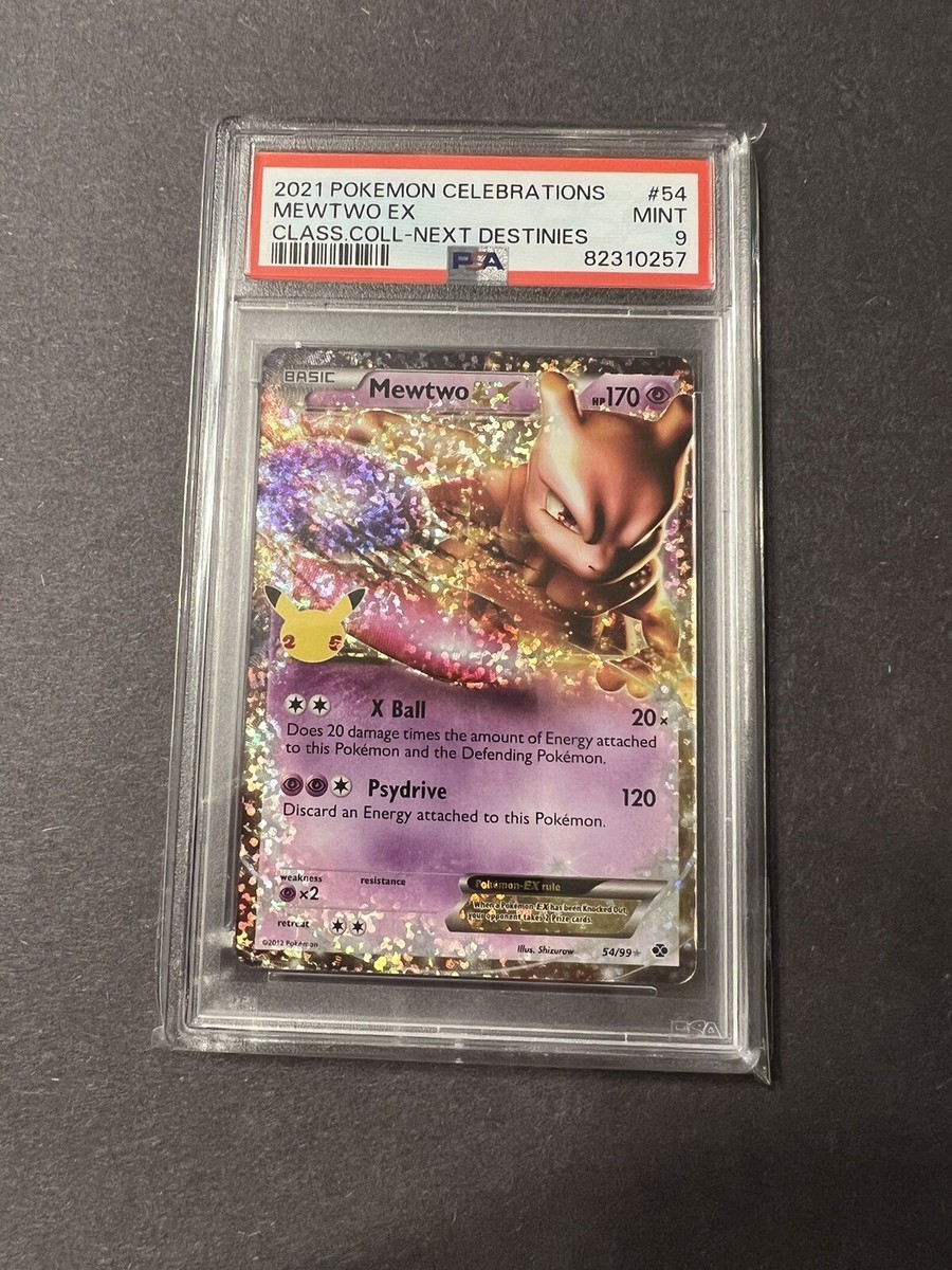 2021 Pokemon Celebrations Mewtwo EX 54/99 25th Anniversary Holo