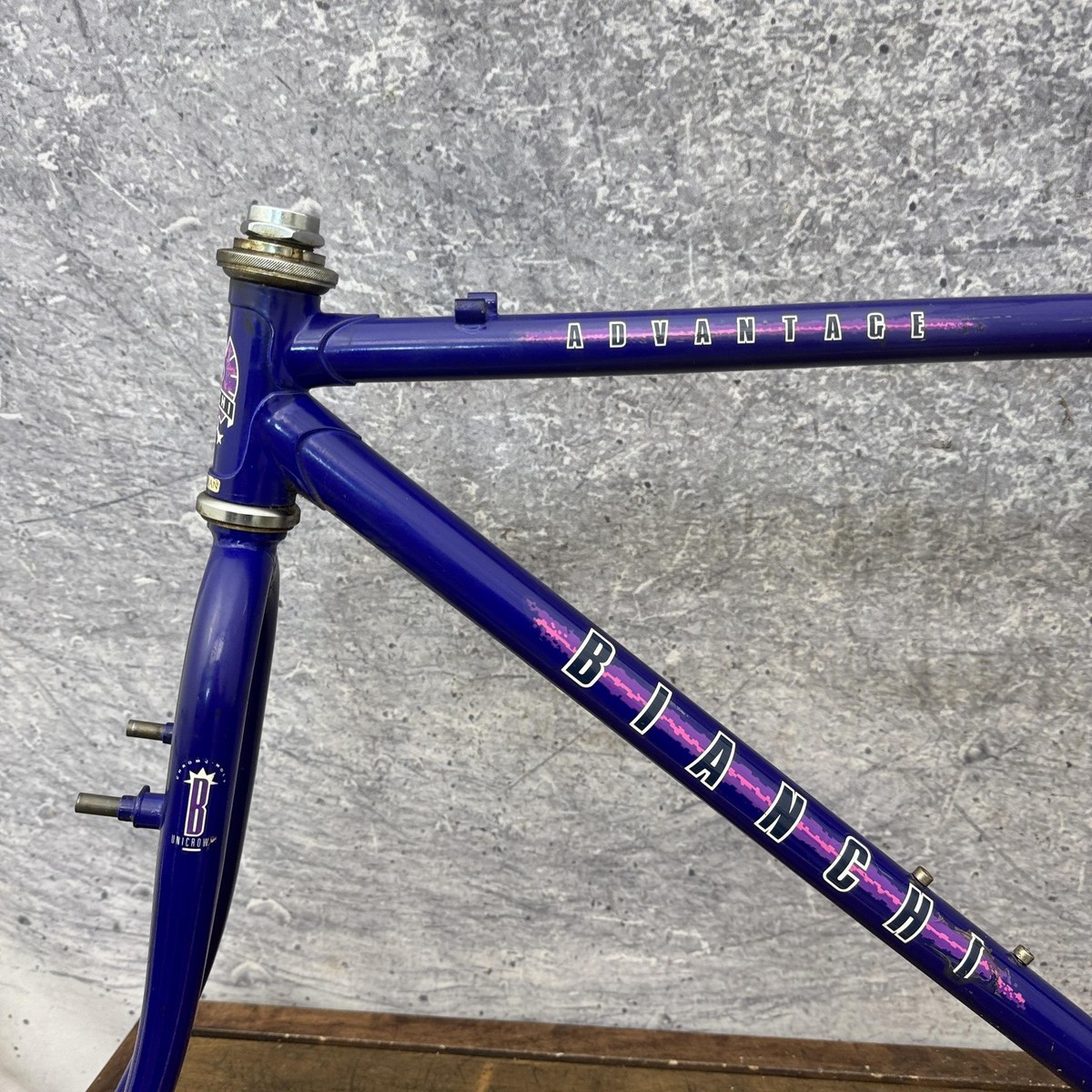 Vintage Bianchi Advantage 700c Frame 46cm Gravel Lugged Tange Cro