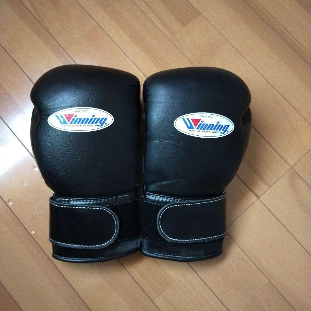 新品 WInning ボクシンググローブ 12oz ウイニング 黒 ブラック