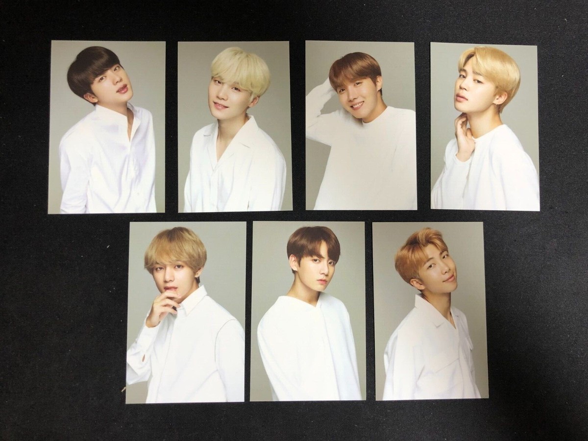 BTS X VT COSMETIC OFFICIAL LIMITED Autograph Photocard Bangtan