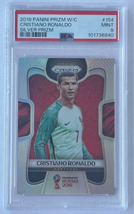 Cristiano Ronaldo 2018 W杯 Silver Prizm 2018 PANINI PRIZM WORLD