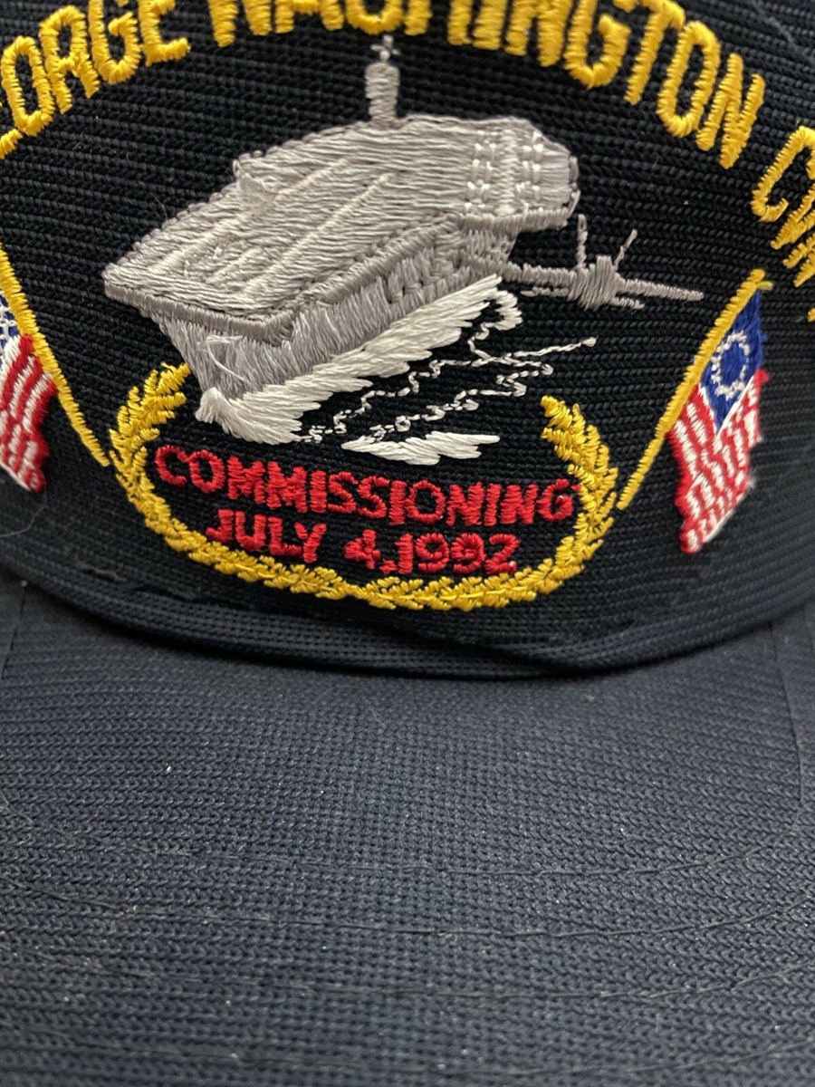 USS ジョージワシントン USN USNAVY 識別帽子 cvn73 U S NAVY CAP 