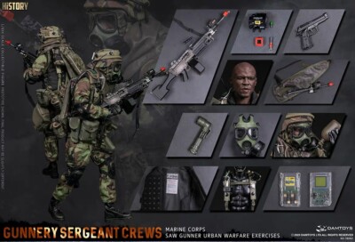 ミリタリー 1/6MARINE CORPS GUNNERY SERGEANT CRRWS DAMTOYS Gunnery