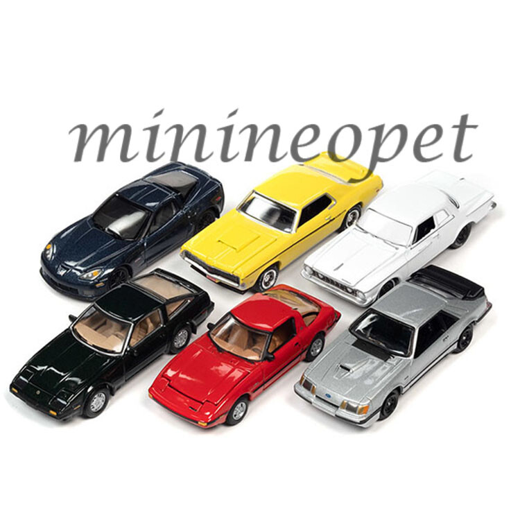 JOHNNY LIGHTNING CLASSIC GOLD 2022 ASSORTMENT 1/64 6 PIECES SET