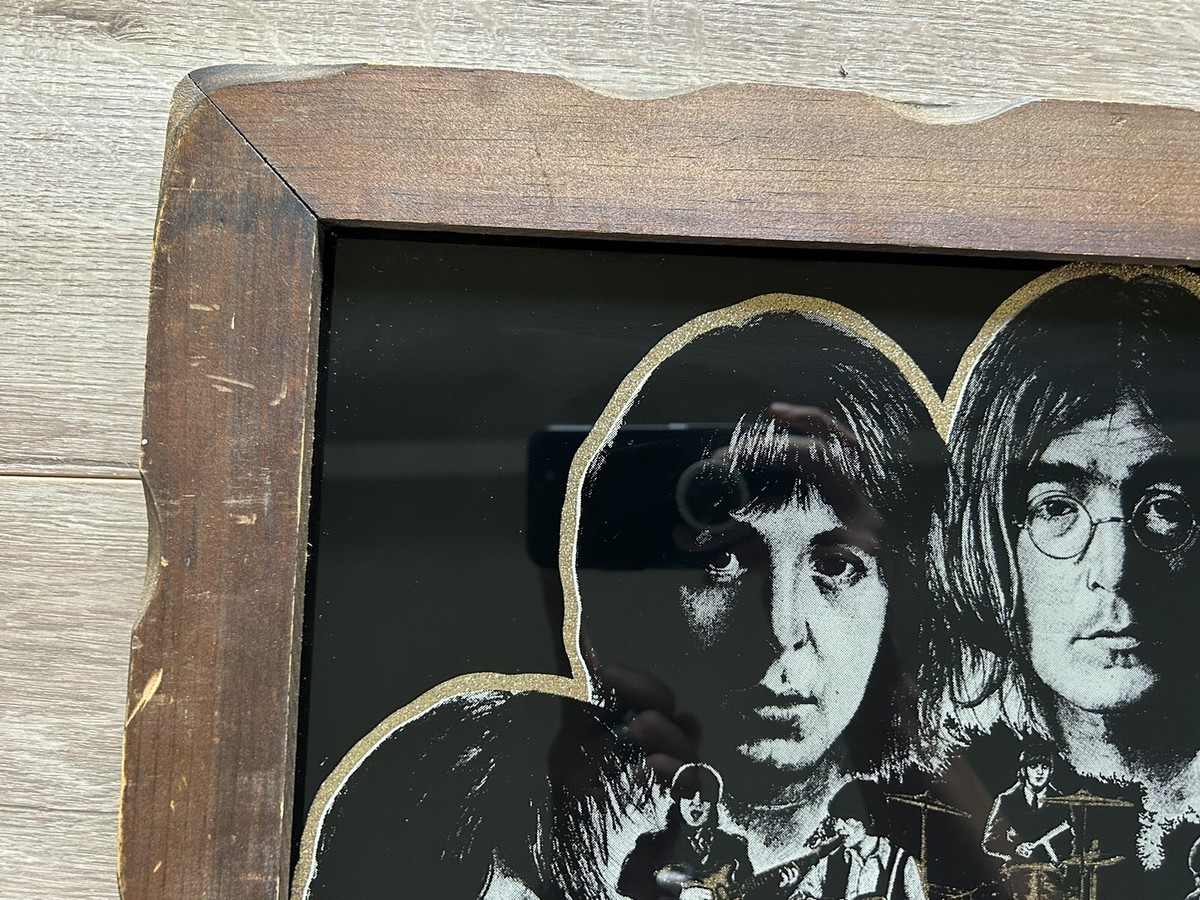 ビートルズ Beatles ジョージ ジョン 写真 フォト 額縁 ビートルズ