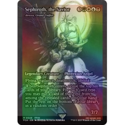 救済者、セフィロス/Sephiroth, the Savior 英語 foil FOIL SEPHIROTH