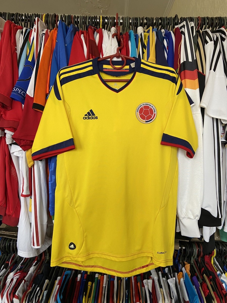 COLOMBIA 2012 2013 HOME FOOTBAL SHIRT SOCCER JERSEY ADIDAS V09665