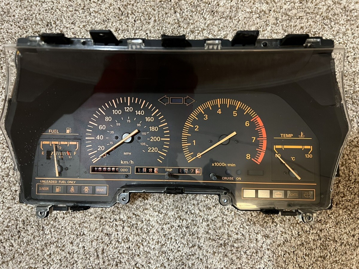 1986 Nissan 300ZX 300 ZX Turbo Speedometer Instrument Cluster 101k