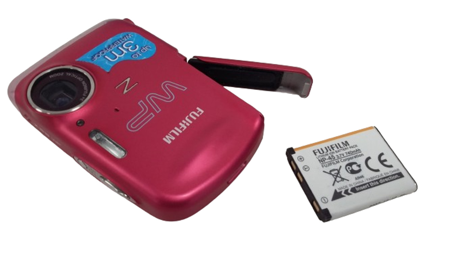 ジャンク】FUJIFILM FINEPIX Z33WPピンク 防水デジタルカメ ジャンク