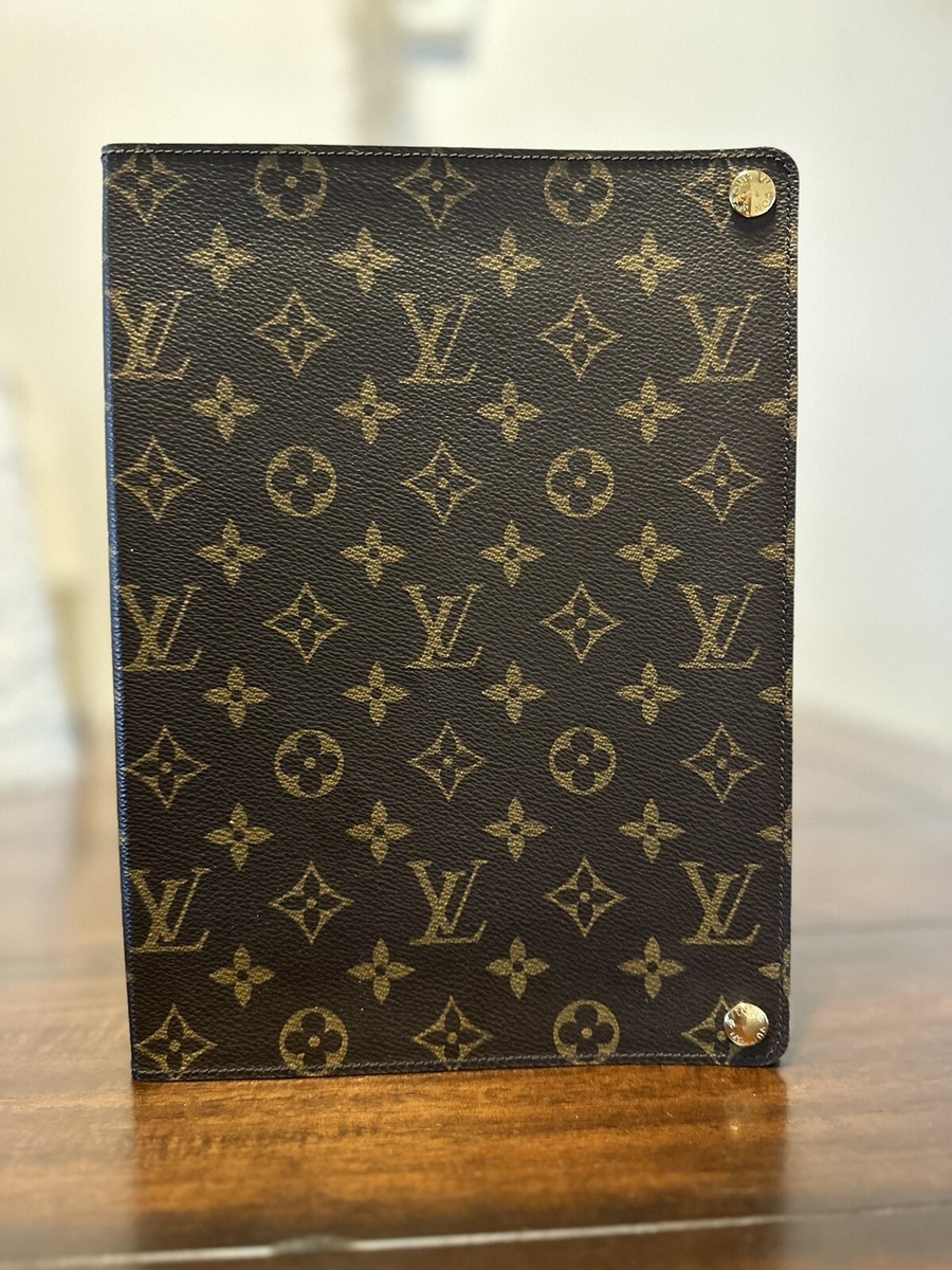 LOUIS VUITTON iPad Cover / Tablet Case Brown Monogram LV Canvas