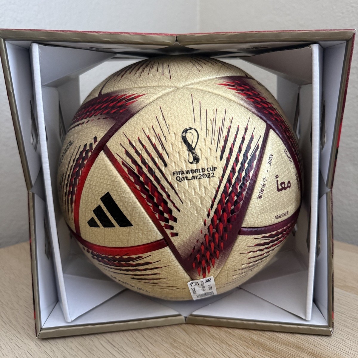 Adidas Al Hilm FIFA Authentic Match Ball OMB World Cup Final 2022
