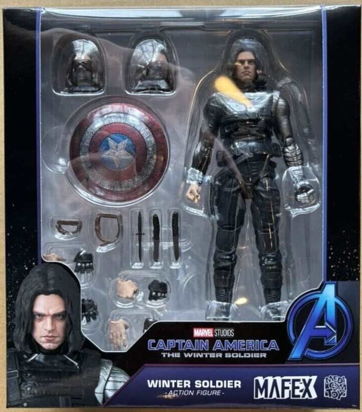 MAFEX WINTER SOLDIER No.203 Medicom Toy CAPTAIN AMERICA Action