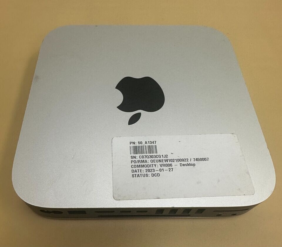 Apple Mini A1347 i7 3.0ghz 16GB Ram 256GB SSD Iris 1536 MB 2014