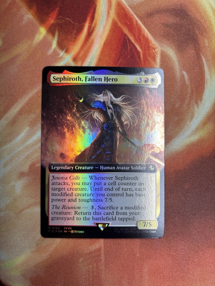 堕ちた英雄セフィロス/Sephiroth, Fallen Hero 拡張foil Sephiroth