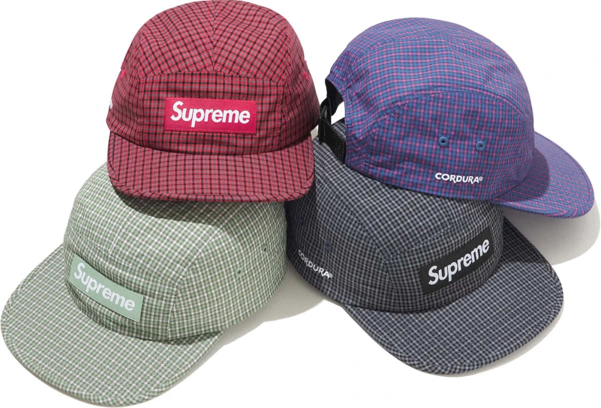 Supreme Cordura Plaid Camp Cap 4colors SS25 | eBay