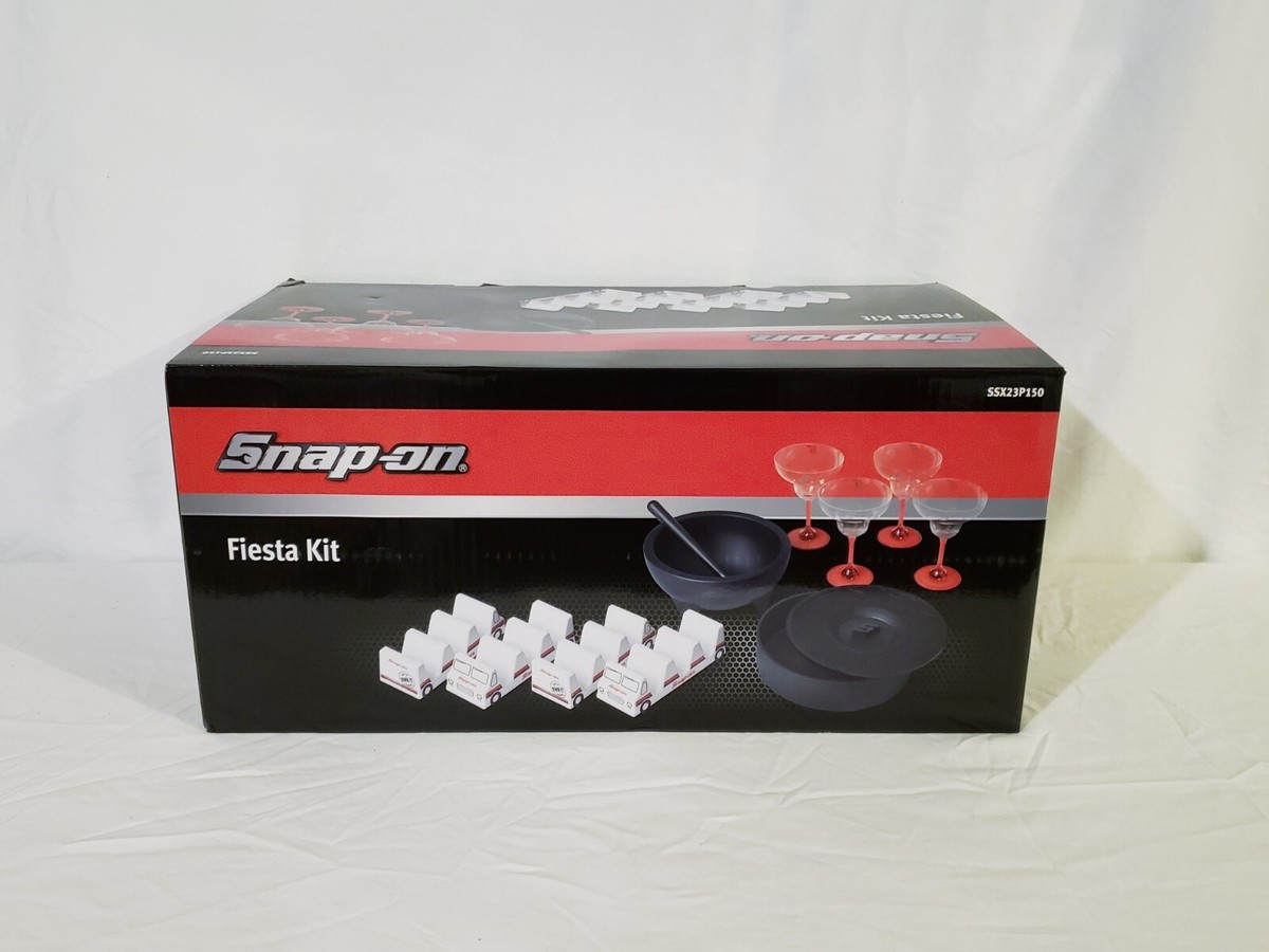 Snap On Tools Fiesta Taco Dinnerware Kit New In Open Box SSX23P150