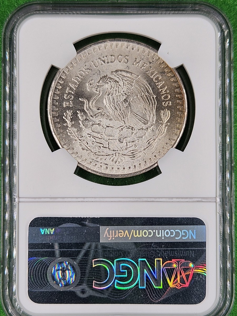 1982年 メキシコ 1オンス銀貨 PCGS MS66 1982年 メキシコ 1オンス銀貨
