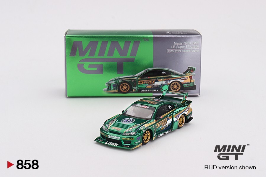 Mini GT 1:64 Nissan Silvia S15 LB-Super Silhouette LBWK 2024