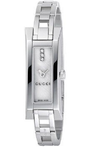 Gucci YA110516 Diamond Mother-of-Pearl Dial 110 Series Stainless