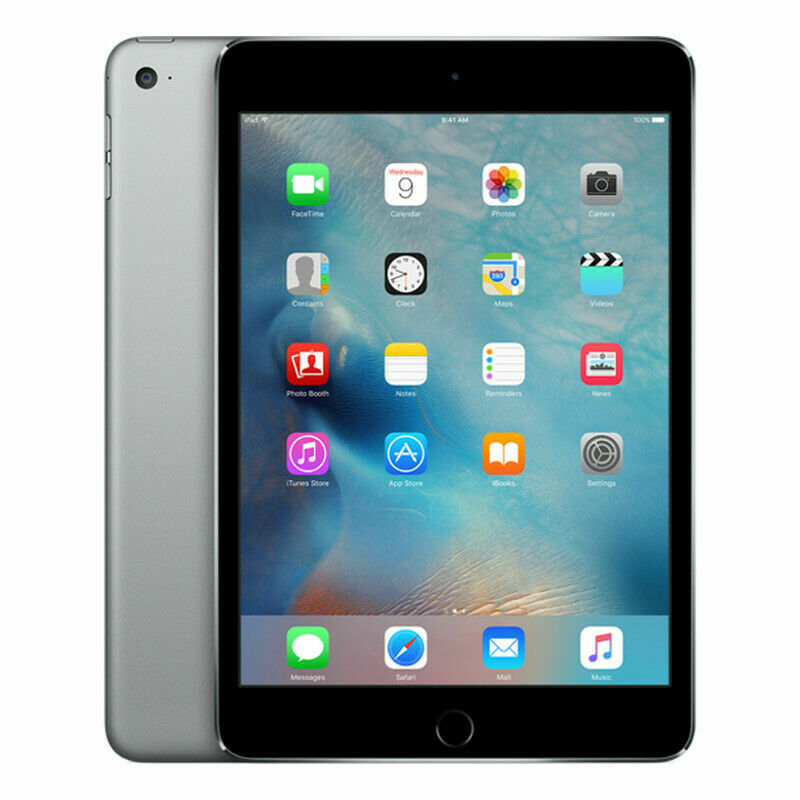 Apple iPad Mini 4 32GB Wi-Fi + Cellular (GSM Unlocked) Gray 7.9