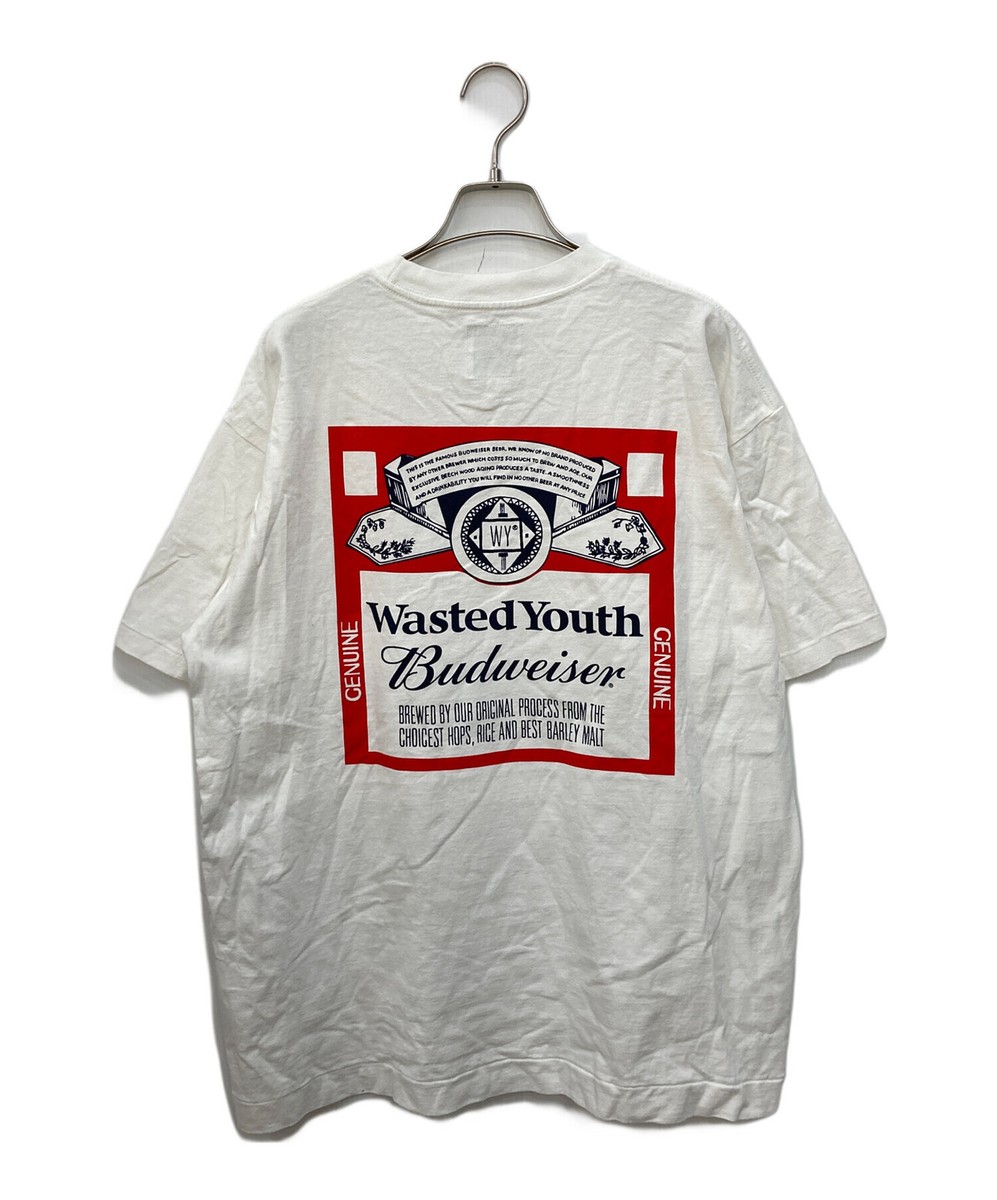 WYxBW T-SHIRT white XL wasted youth