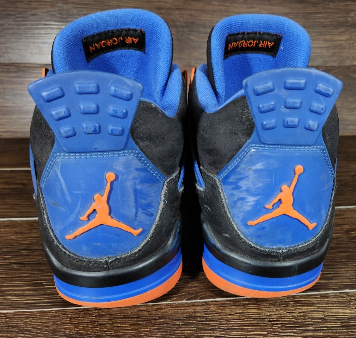 Jordan 4 Retro Cavs 2012 Men's Size 11.5 Black Blue Orange (NO BOX
