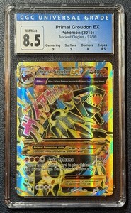 PSA8】ゲンシグラードンEX 英語 97/98 Primal Groudon PSA8】ゲンシ